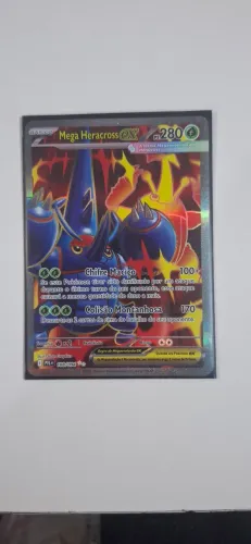 Carta Pokémon Estampas Ilustradas Mega Heracross EX