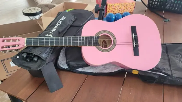 Violão Madrid Md100 Acústico Pk Rosa