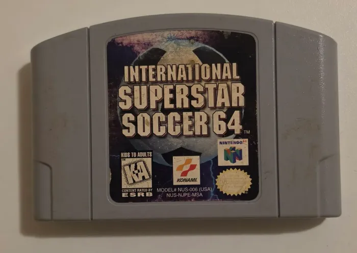 Jogo Internacional Soccer Nintendo 64.