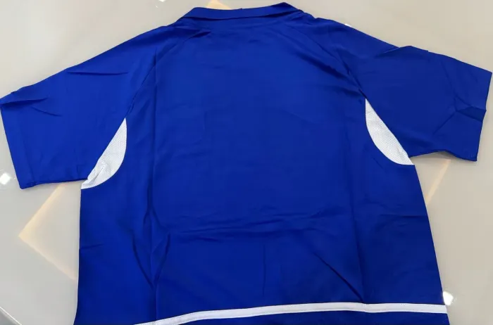 Camiseta seleção brasileira 2002 azul tamanho g