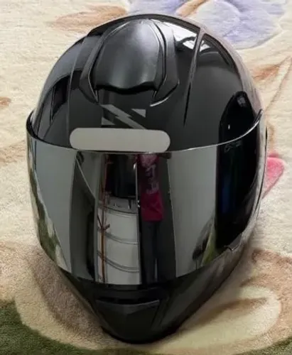 Capacete Norisk RAZOR - Tamanho 56 com viseira Prata