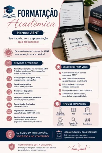 Formatação de Trabalhos Acadêmicos - Normas da ABNT 
