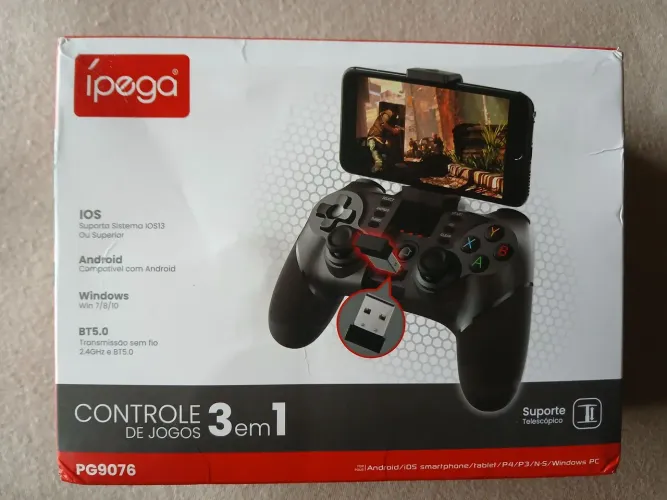 Controle Joystick Ipega Novo