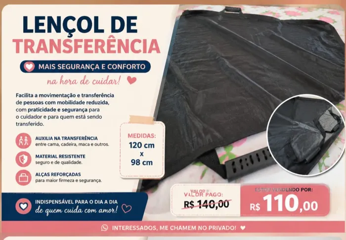 Lençol de transferência 