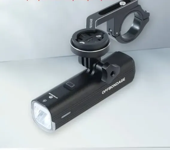 Farol Bicicleta Offbondage Com Suporte Garmin 1000lm 4800mah