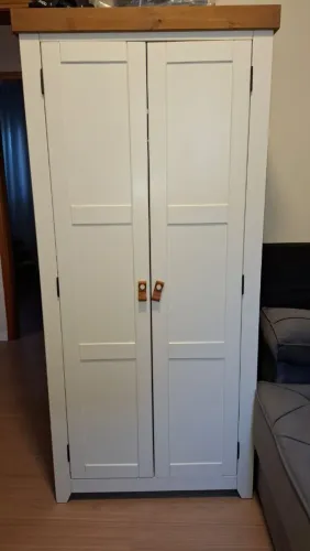 Armário com 2 Portas Branco da Marca Pense Dentro da Caixa