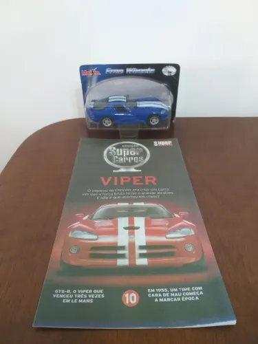 Carro em miniatura Viper da coleção Super Carros da Maisto