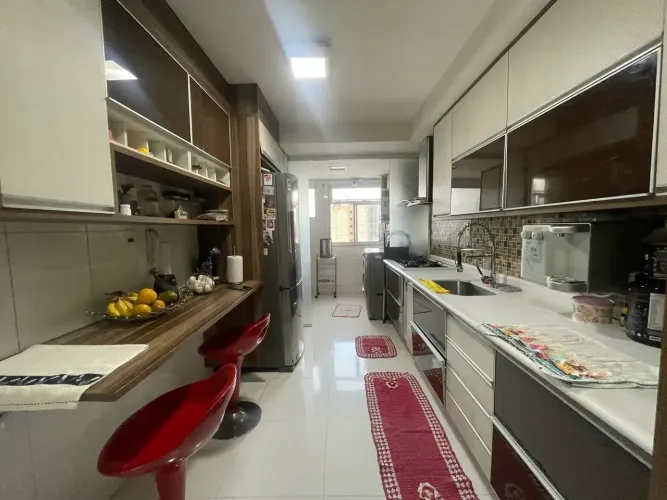 Vendo apartamento mobiliado com 3 quartos e 2 vagas no condomínio Springs Centro Nova Igua