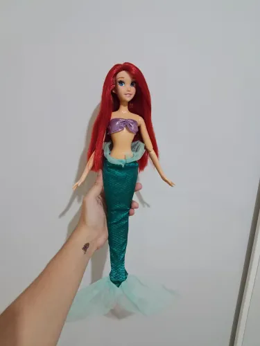 Ariel pequena sereia 40 cm 