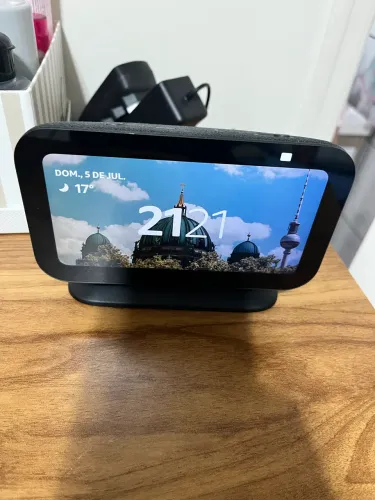 Alexa eco show 5 - tela 5,5 com suporte