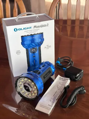 Lanterna Olight Marauder 2 - 14.000 lm - 800 m de alcance
