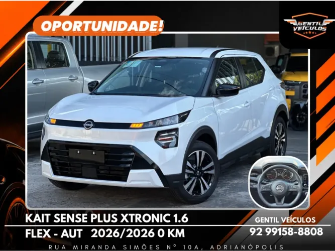 Nissan Kait Sense Plus 1.6 16v Aut. 2026