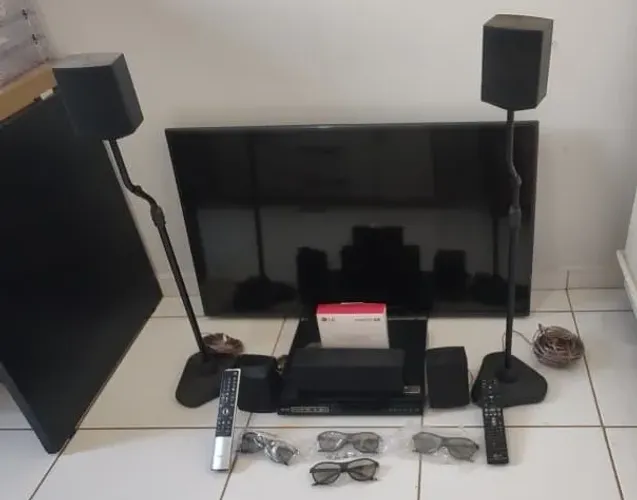 SMART TV 3D + HOME THEATER 3D DA LG CINEMA NA SUA CASA