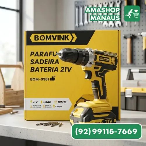 Parafusadeira sem Fio com 1 Bateria