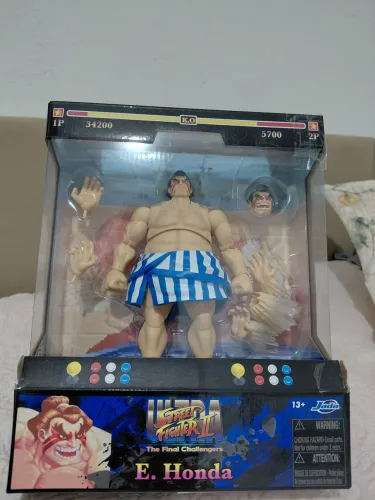 Action Figure E. Honda - Street Fighter II - Jada Toys (Novo/Lacrado)