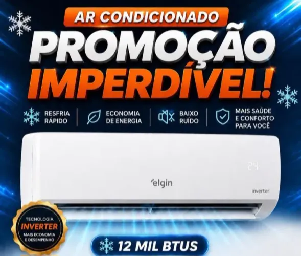Ar condicionado elgin 12 mil btus 