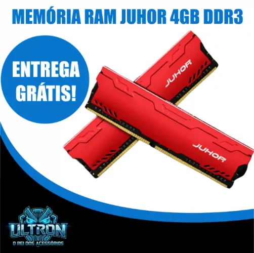 Memória RAM Juhor DDR3 4GB 1600MHz