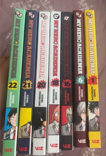 Mangá my hero academia em inglês