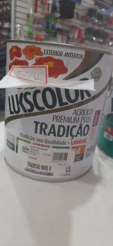 Tinta Acrílica Lukscolor Tradição 3,2Litros na cor Mushroom