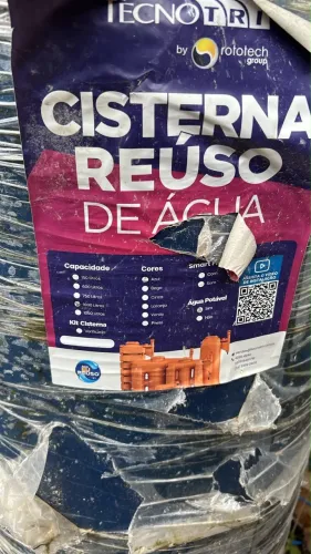 Cisterna Reuso de Água 1000L