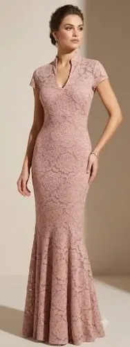 Vestido longo renda Tam G