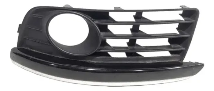 Grade Farol Milha La Esquerdo Volkswagen Jetta 2008 Preto Esquerdo
