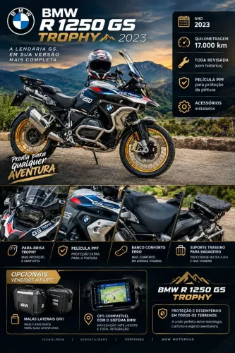 BMW R 1250 GS 2023 - IMPECÁVEL!