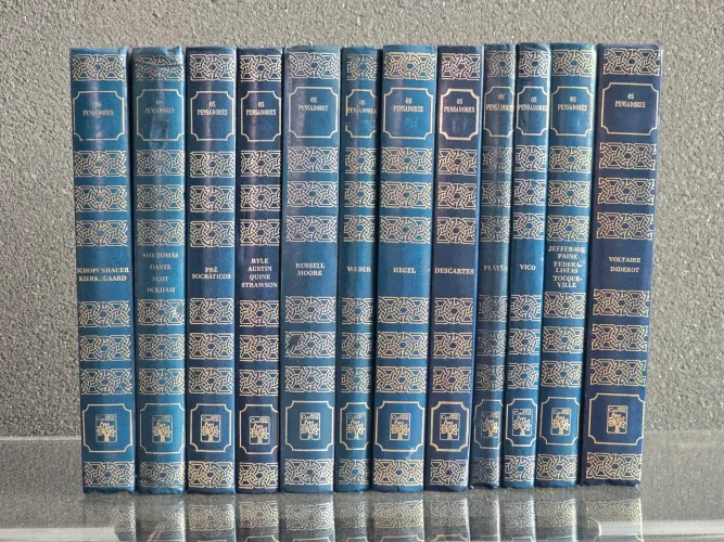 Coleção Os Pensadores Abril Cultural 12 Volumes Edição 1974 Completa
