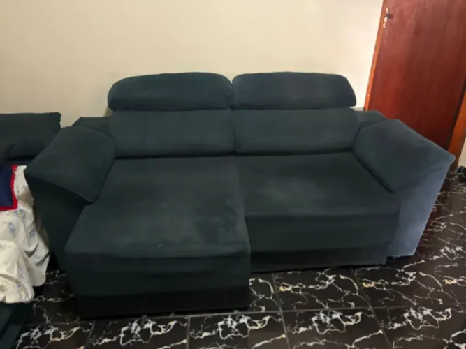 Sofá retrátil 3 lugares