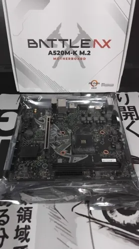 Placa Mãe A520M-K M.2 V14 COLORFUL BATTLE-AX AM4 DDR4 - PERFEITA - Completa com caixa e NF