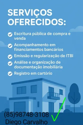 Despachante imobiliário liga 9 87 48 31 08 Diego9989f ITBI escritura inventário SEFIN dti