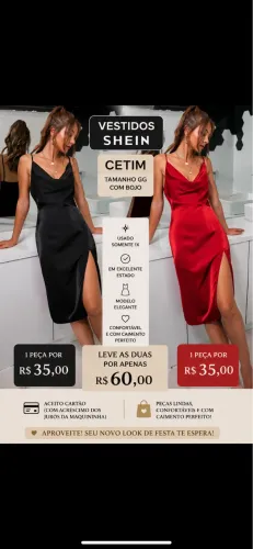 2 vestidos shein 