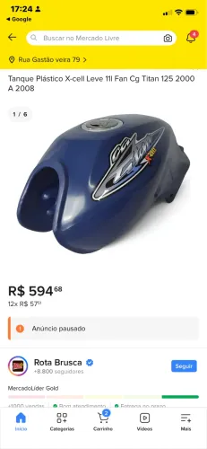 Tanque de plástico da titânio 2000a 2008 com chave