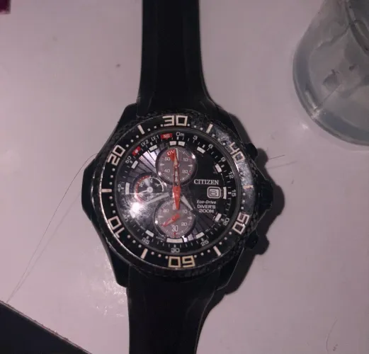  Relógio citizen eco drive divers 200m 