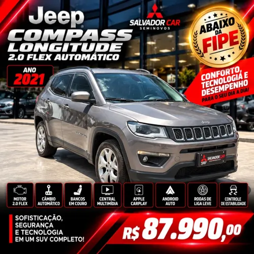 Jeep Compass Longitude 2.0 4X2 Flex 16V Aut. 2021