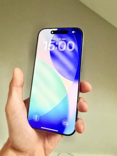 iPhone 16 Pro 128GB Titânio Natural | 100% Bateria | Impecável