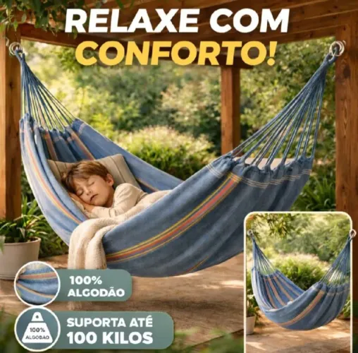 Rede solteiro para descanso