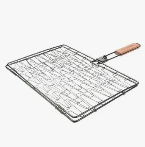 Grelha Prana Aço 65x37x5 Cm Para Churrasco Flexível GP73