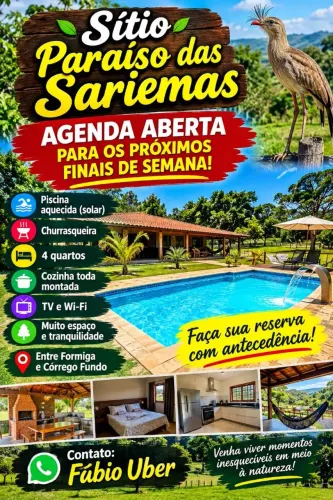 Sitio paraíso das sariemas