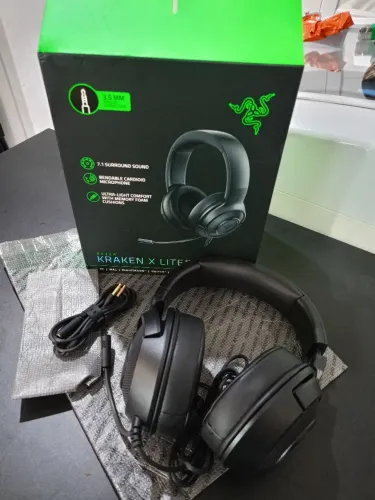 Fone gamer Kraken X Lite,sem uso,na caixa.