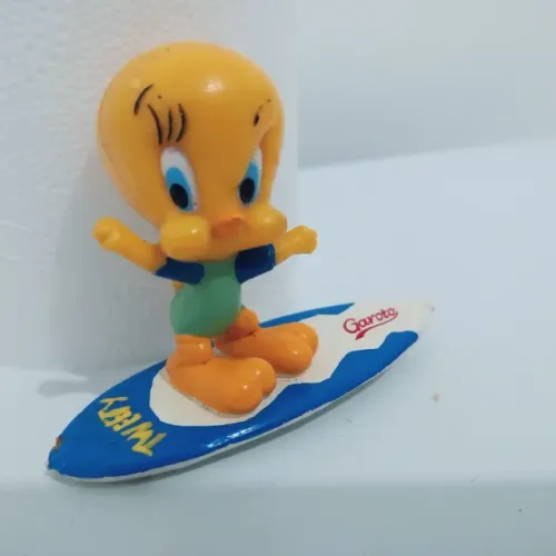 Boneco Antigo anos 90  Piu Piu Surfista Looney Tunes    item Raro icônico de Coleção .  