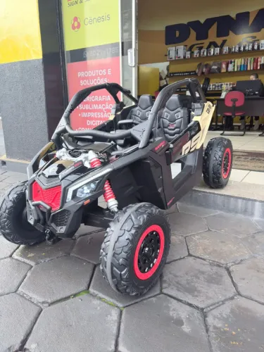 Carrinho eletrico infantil Can-Am Maverick UTV 4x4 24v