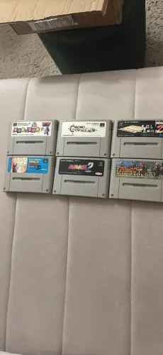 Lote Jogos Super Famicom SNES 2