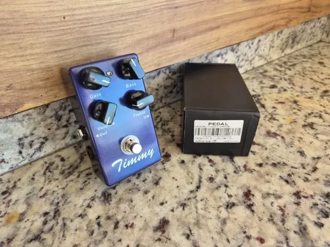Pedal Timmy Overdrive, Clone com timbre idêntico, na caixa original, Zerado!!!