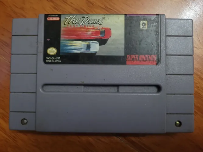 Cartucho original super nintendo the duel: test drive ll