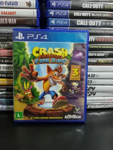 Crash 3 em 1 Bandicoot Trilogy Jogo ps4