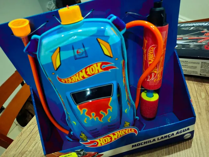 Jato D'agua Mochila Lança Água Hot Wheels Toyng 56165