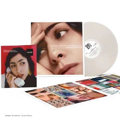 LP Marisa Monte - Memórias, crônicas e declarações de amor. Kit Noize