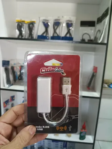 Adaptador de Rede Usb x RJ45 10/100