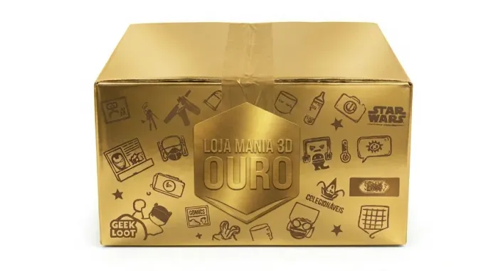 Caixa Misteriosa de Action Figure Ouro